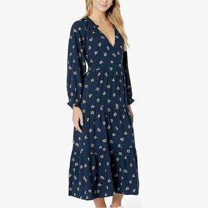 Madewell Challis Midi Dress XS